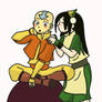 Toph wanna kiss Aang