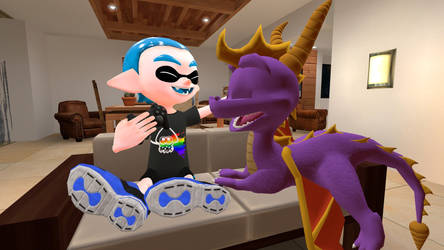 Me playing Spyro... with Spyro by koolbowser961