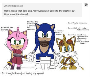 Amy and Tails reaction