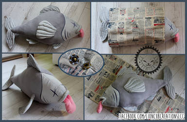 + Commission: Dead Fish Wrapped in a Newspaper + by LionCubCreations