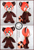 + Plush Commission #2 2021: Red Panda + by LionCubCreations