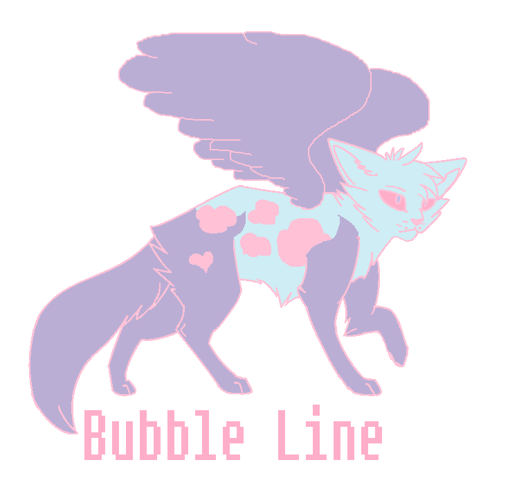 Bubble Line The Cat ~ CLOSED ADOPT