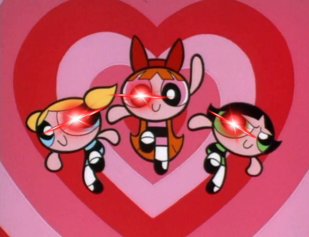 Powerpuff Red The Powerpuff Girls Red Flashing in Their Eyes by daniellam246356 on ...