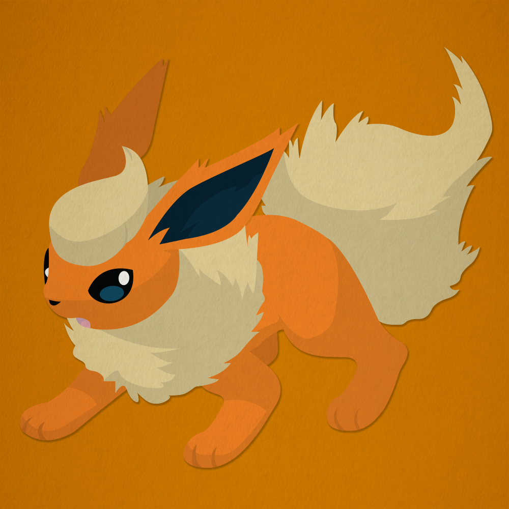 Flareon Rug Flareon (Vector) by Patofilio on DeviantArt