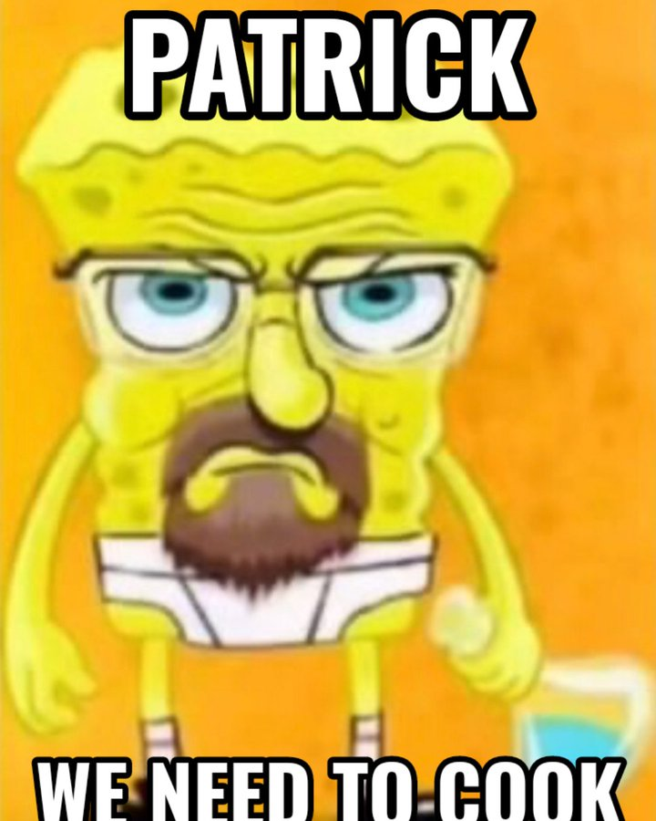 Cooked Patrick Patrick we need to cook by crapithegoober on DeviantArt