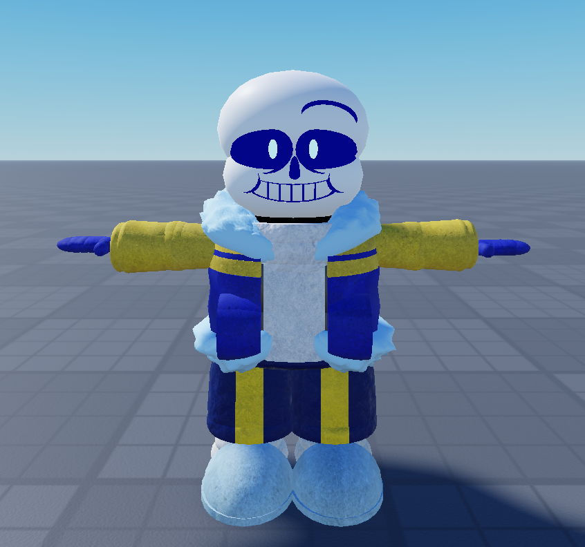 Outer Sans Model by crapithegoober on DeviantArt
