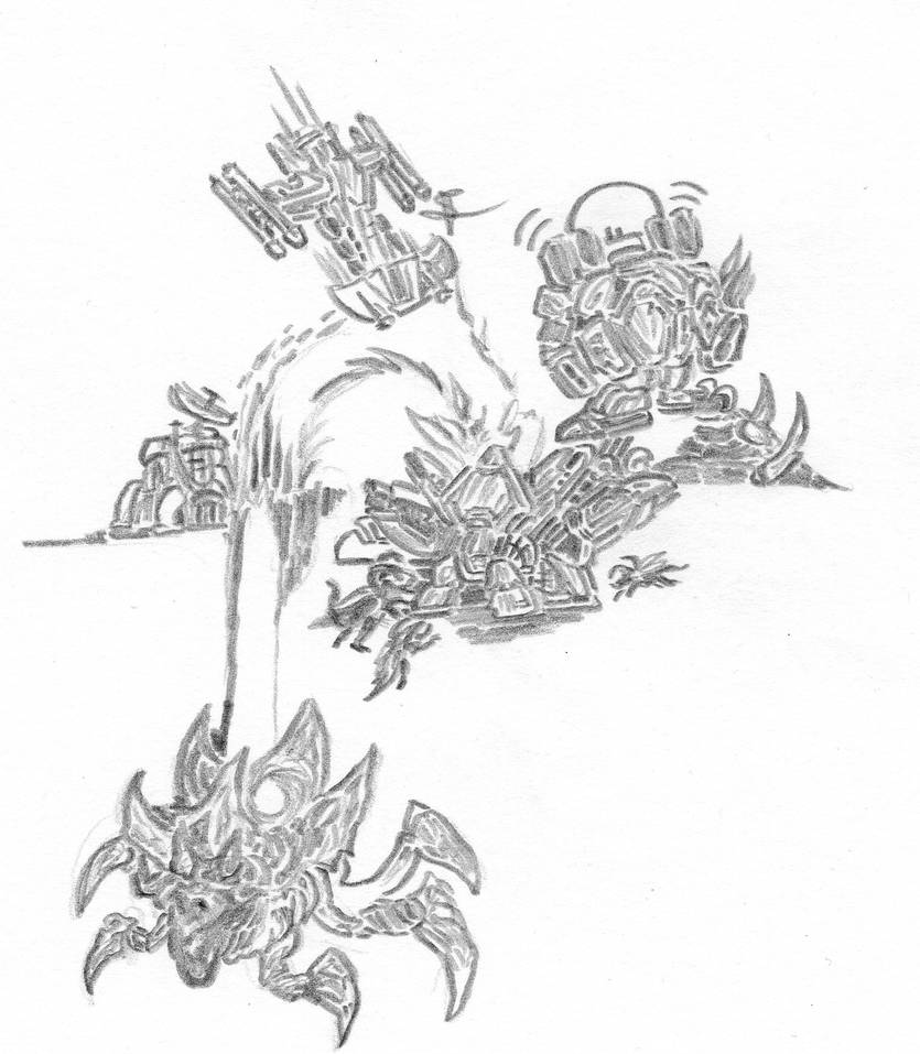 Mecha Ravager Ravager versus Mech by zaubergarden on DeviantArt