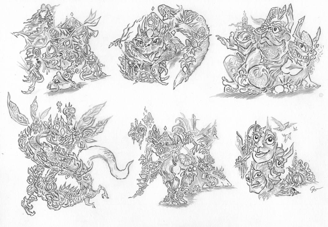 swarming brood concept art by zaubergarden on DeviantArt