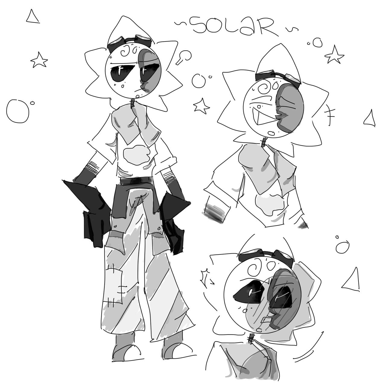 Solar doodles by ryomaandgundhamkin on DeviantArt