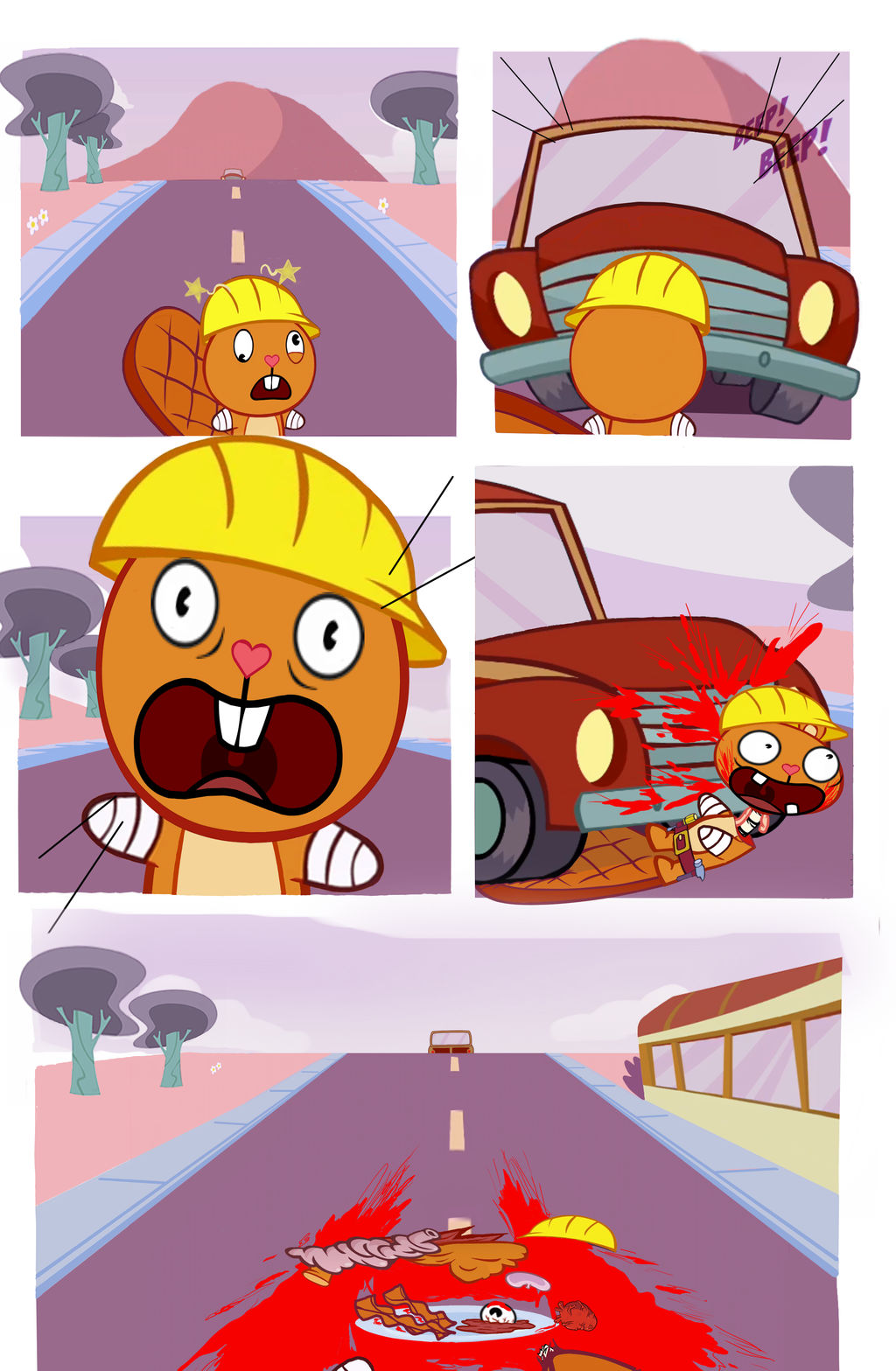 Happy Tree Friends - Bon Appetit - Breakfast - pg7 by J-C-91 on DeviantArt