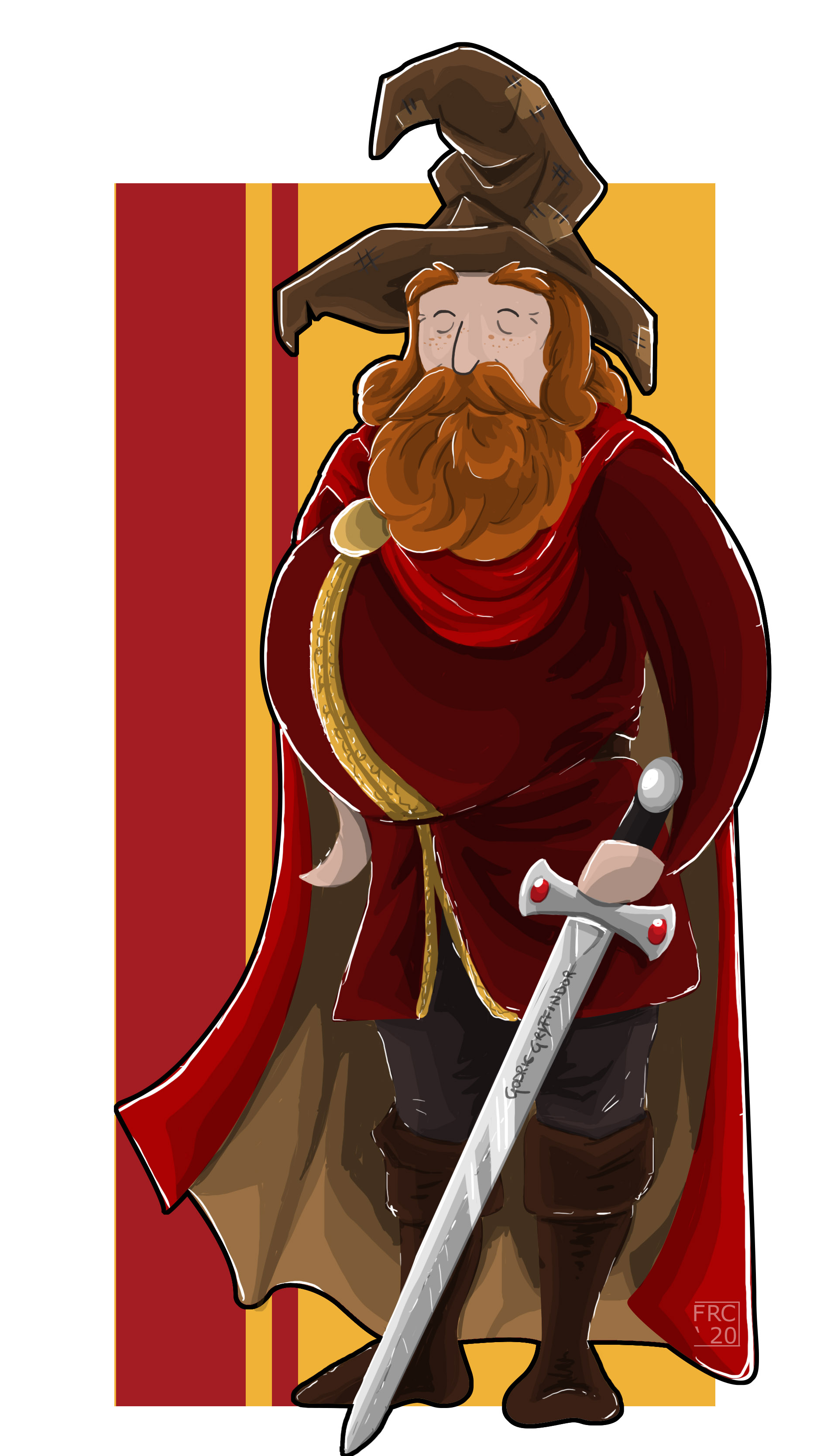 Godric Gryffindor Hogwarts Founders By FRC Coazze On DeviantArt godric-gryffindor-hogwarts-founders-by-frc-coazze-on-deviantart