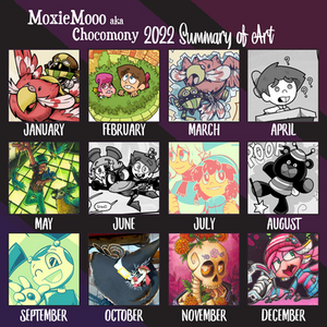 2022 Summary of Art - MoxieMooo