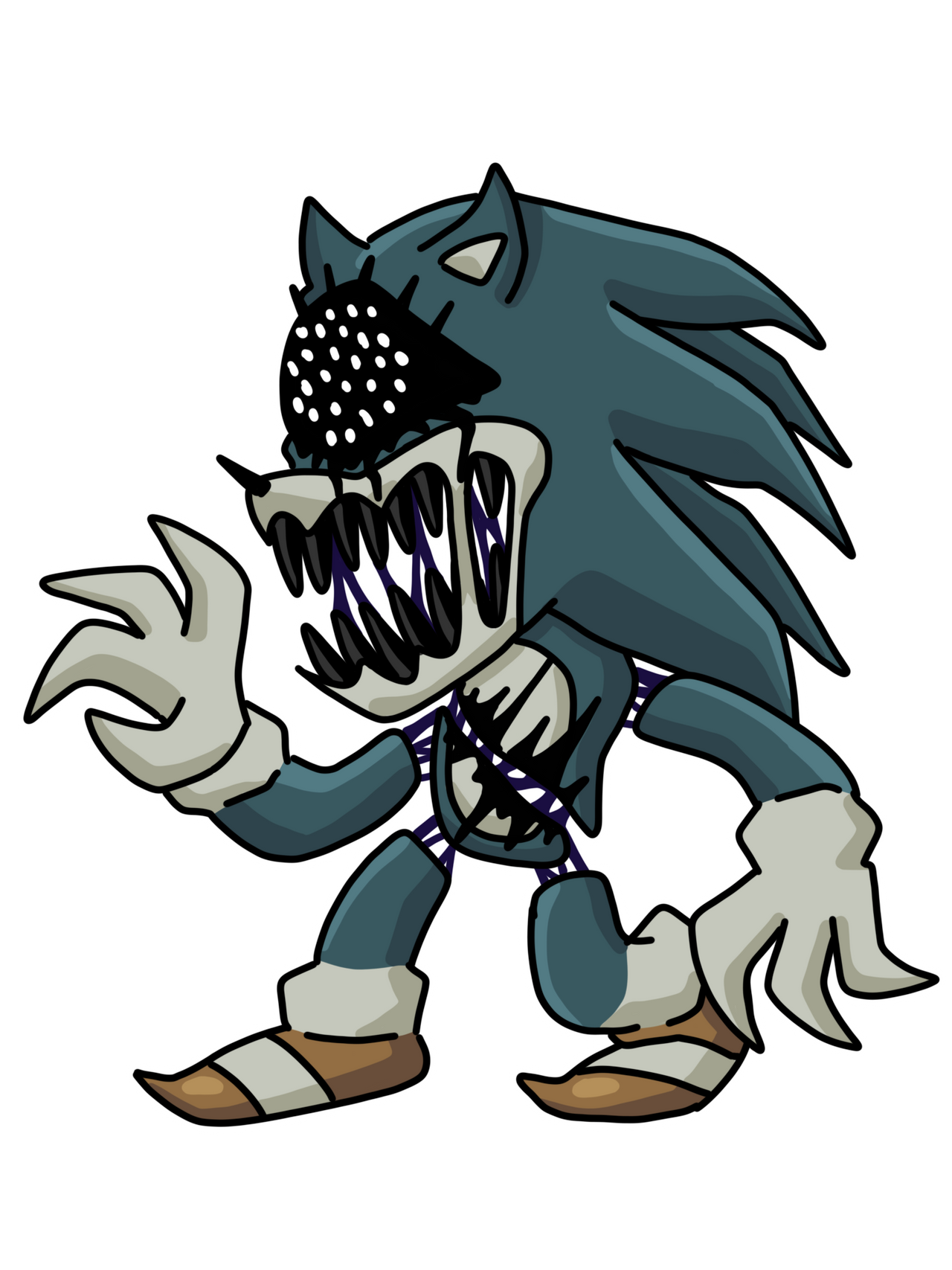 Execun Sonic.EXE Redesign by ExoticBruh16 on DeviantArt