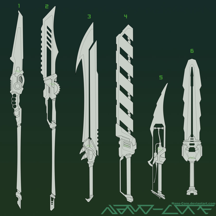 Lineart Weapon Adopts 7 (1/6 open) by Nano-Core on DeviantArt