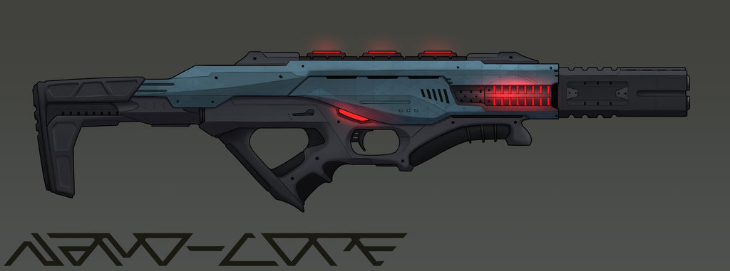 SciFi Energy Assault Rifle Commission by Nano-Core on DeviantArt