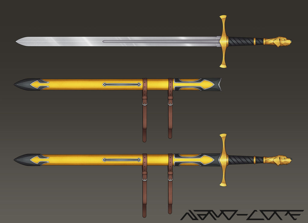 Broadsword Deviantart Golden Retriever Broadsword Commission by Nano-Core on DeviantArt