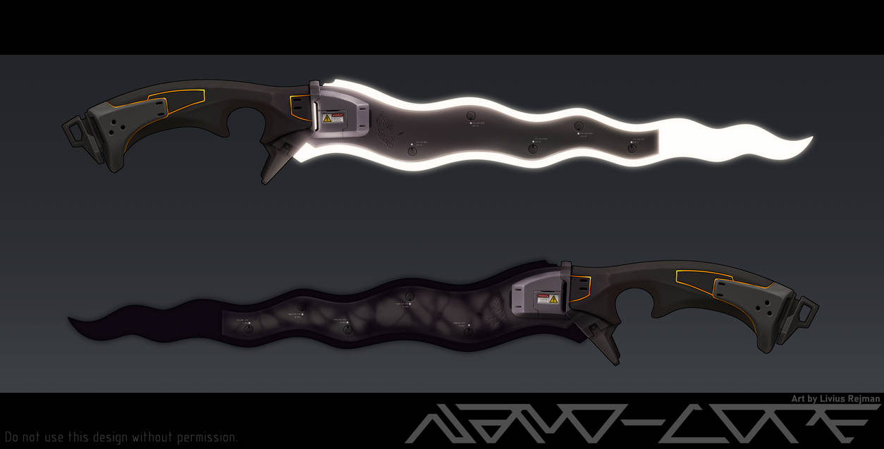 Sci Fi Light and Shadow Kris Daggers by Nano-Core on DeviantArt