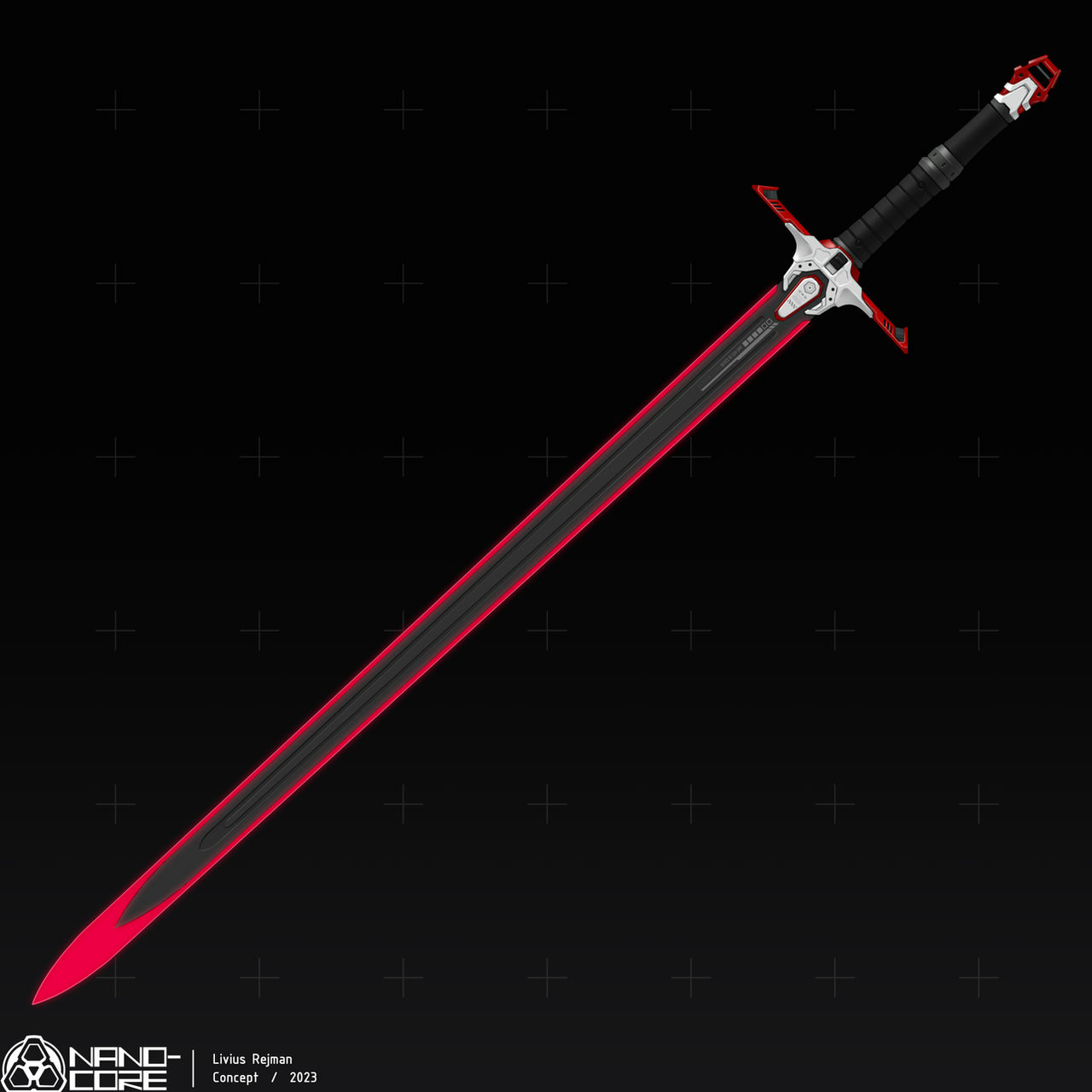Tech Longsword Futuristic Longsword Auction (closed) by Nano-Core on DeviantArt