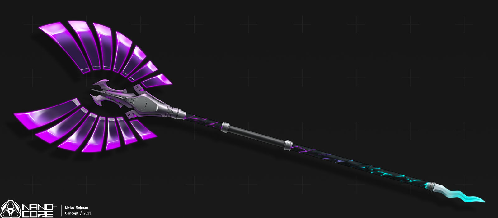 Halberd Rifle Sci-Fantasy Gun Halberd by Nano-Core on DeviantArt