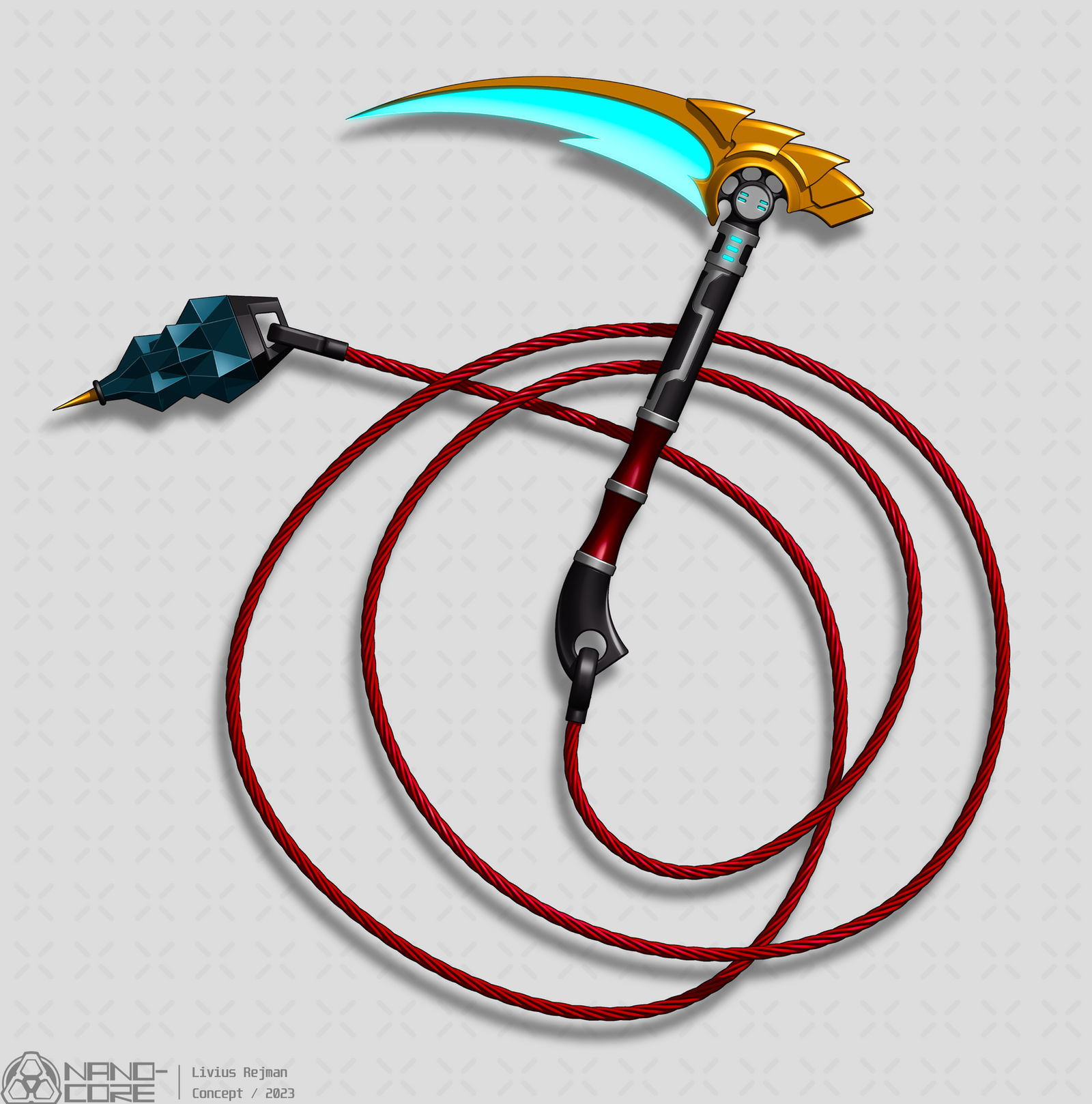 Okus Rogača Sci Fantasy Kusarigama by Nano-Core on DeviantArt