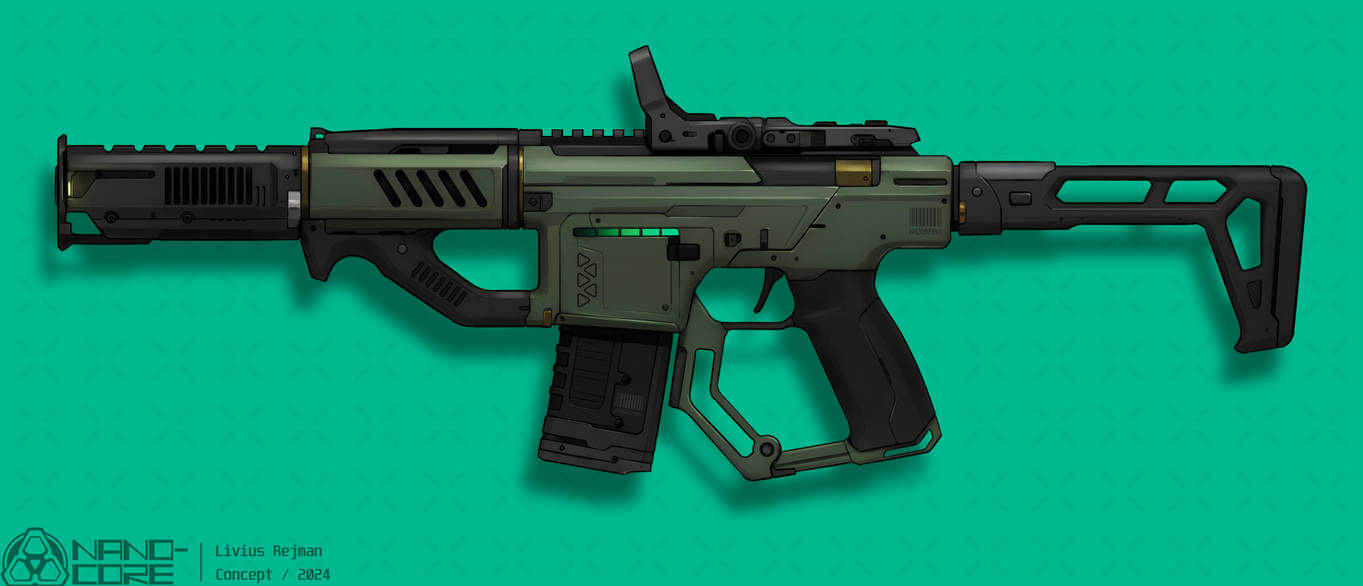 Ab46 Rifle Military-Issue Energy Rifle by Nano-Core on DeviantArt