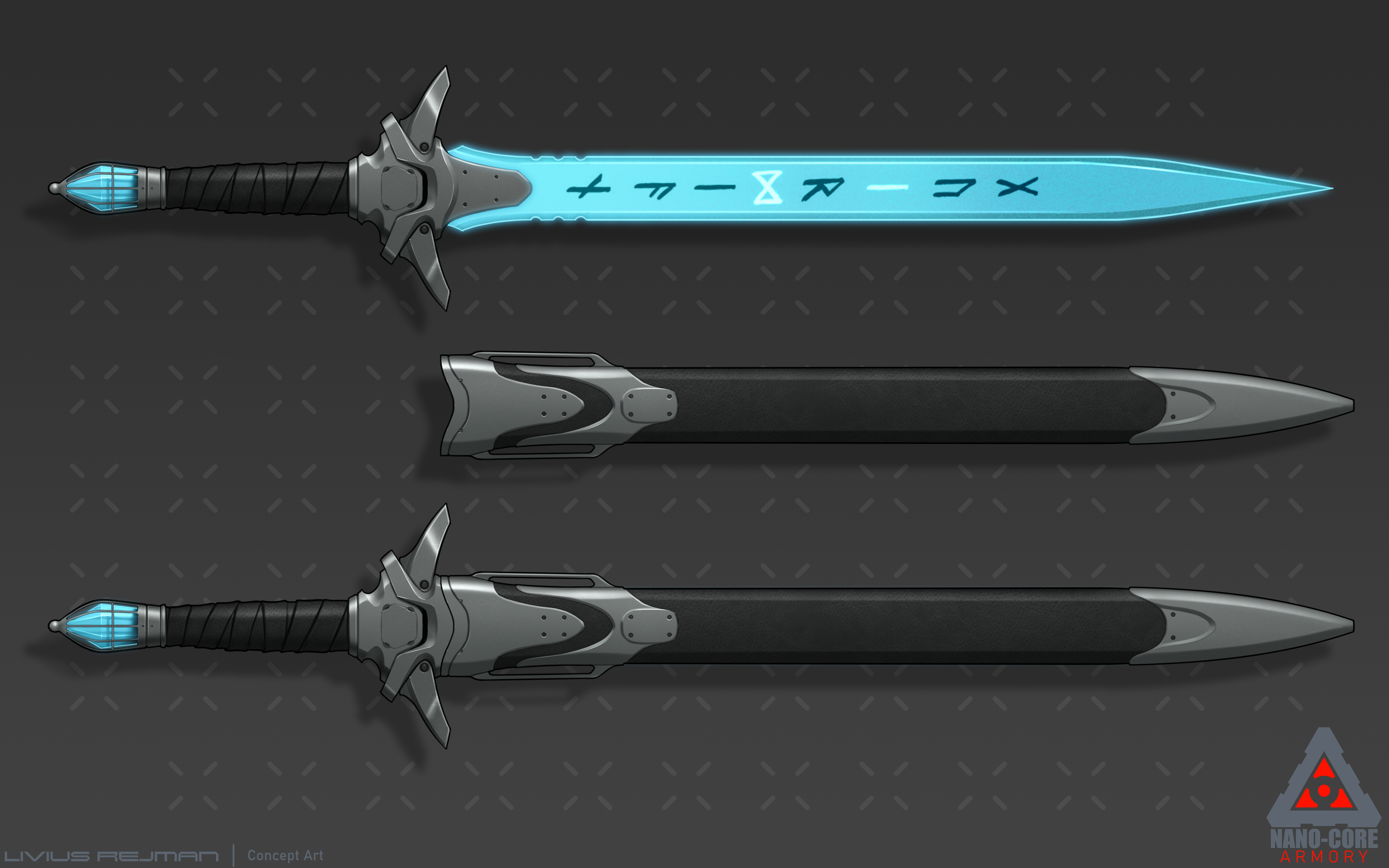 Tech Longsword Ancient Tech Sword by Nano-Core on DeviantArt