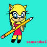 Samantha the  hedgehog