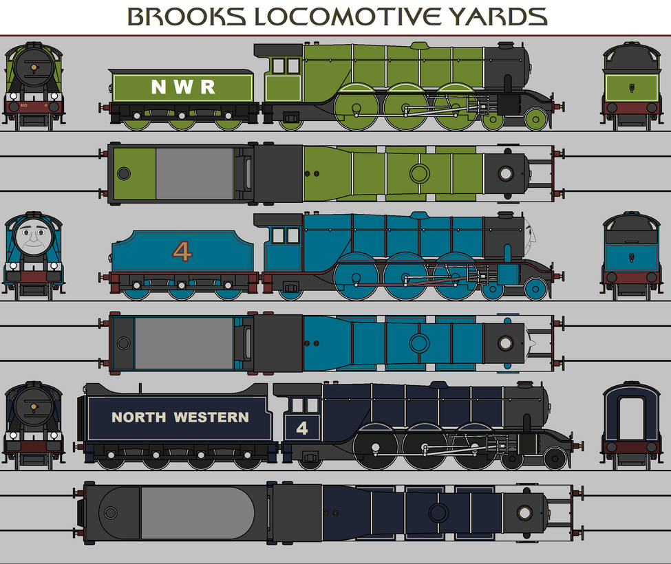 RWS Gordon the Gresley pacific by Rendevez15 on DeviantArt