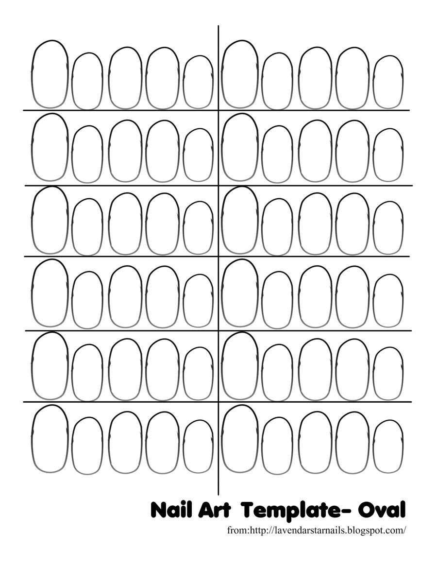 Nail Art Template Oval by Dgamm562 on DeviantArt Nail Art Template Oval by Dgamm562 on DeviantArt