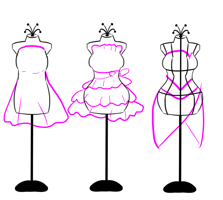 Dress form base P2U by bunniiadopts on DeviantArt