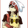 Ruby with meowth