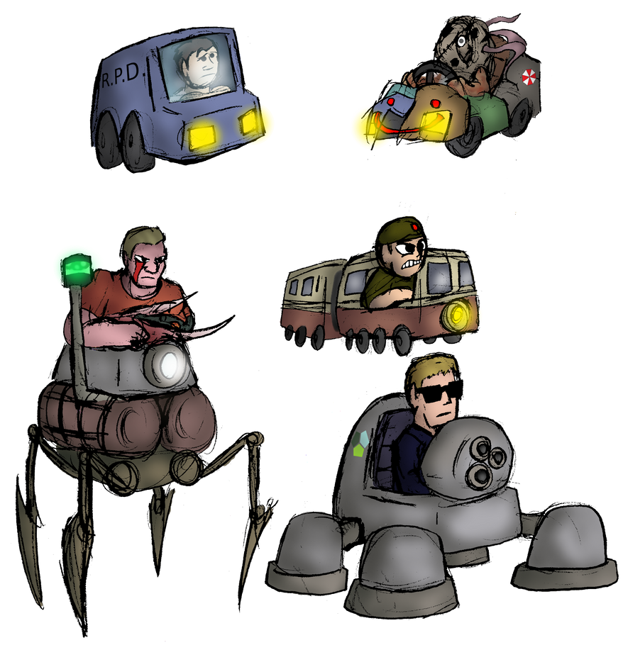 Evil Racer Resident Evil Racing - Set 3 by warahi on DeviantArt