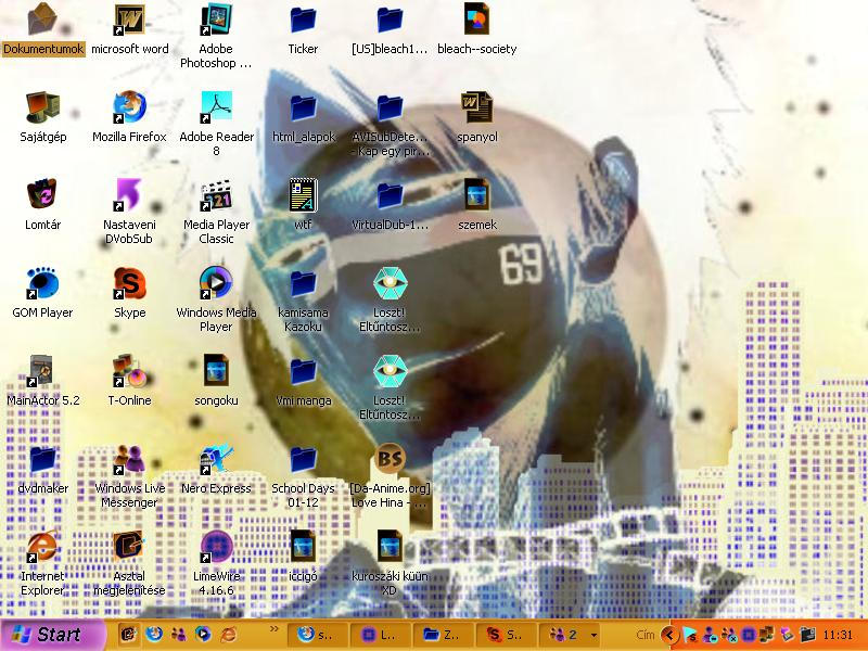 My desktop with invert colours by yamanachan on DeviantArt
