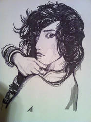 a marker pen sketch