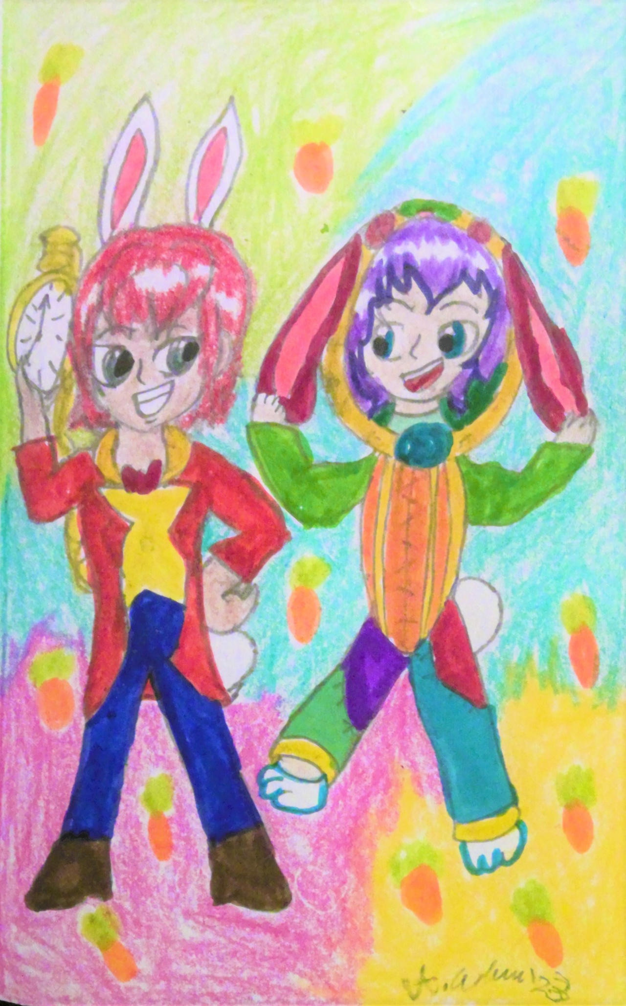 Riddler Rabbit Riddle and Epel the year of the rabbit by BgLadybug1999 on DeviantArt