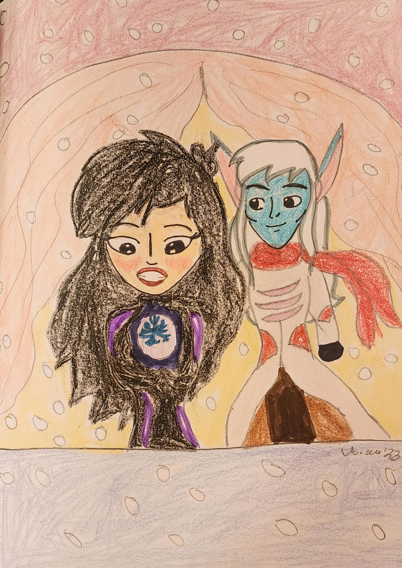 Melinda and Edred's first winter date by BgLadybug1999 on DeviantArt