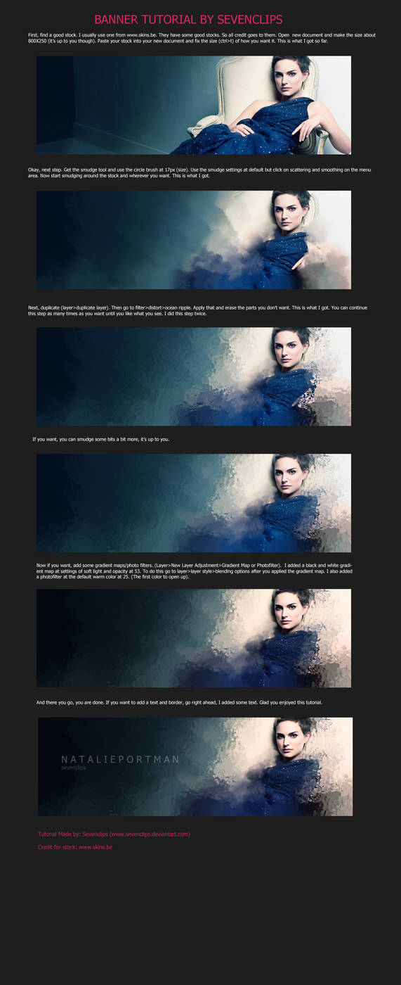 Banner tutorial by Sevenclips by Styled-Designs on DeviantArt