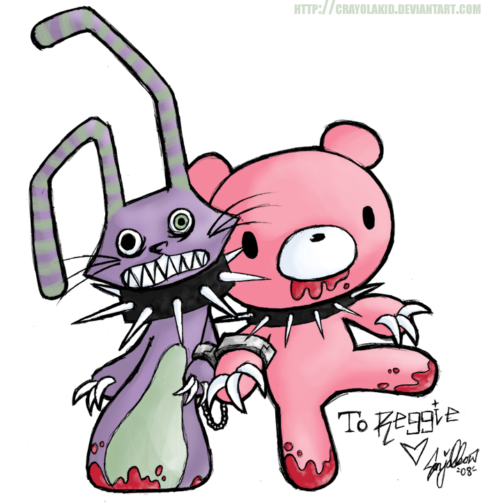 M Bunny and gloomy bear