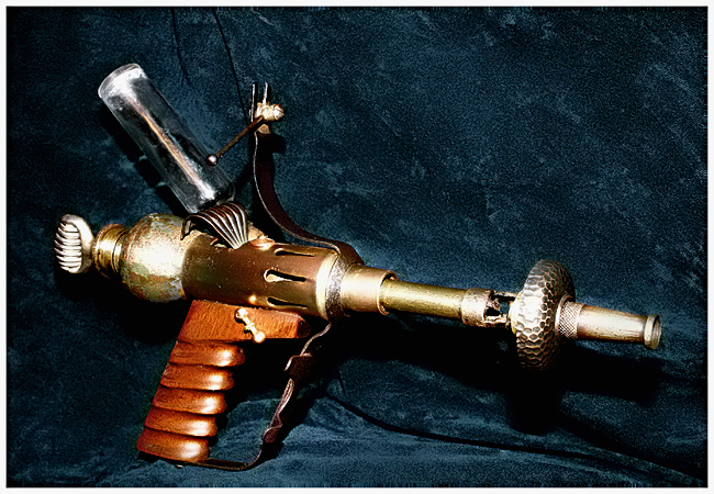 Steampunk raygun