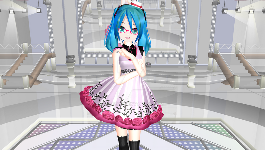 MMD Lat Spring Miku V2 Preview