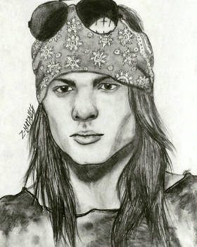 Axl Rose portrait