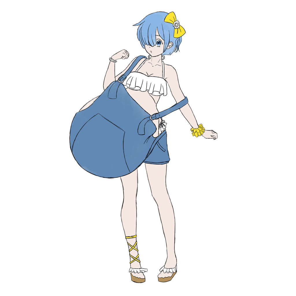 Hyper Pregnant Rem by BigPreggoBellyArt on DeviantArt