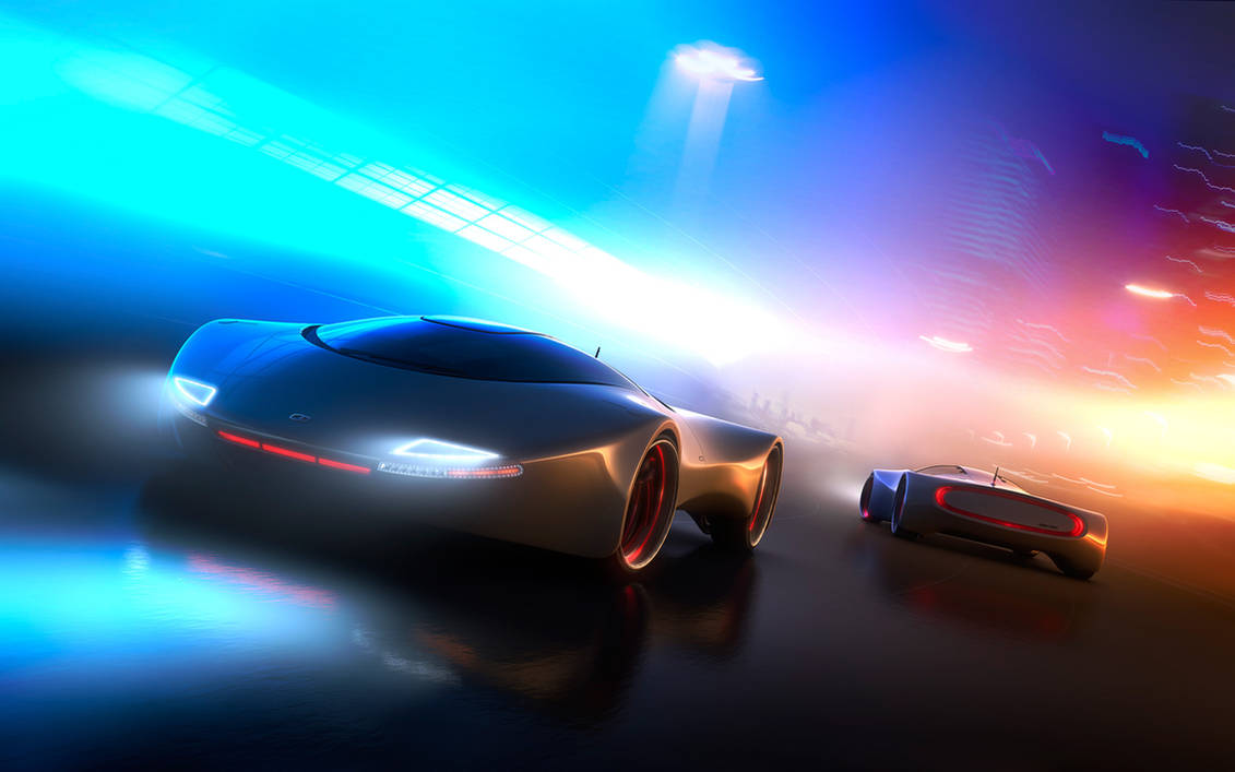 Concept Car - Syd Mead Comp by 3DnuTTa