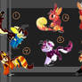 Colorful Tiwit adoptables [OPEN  1/6 ]