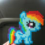 Perler Bead Filly Rainbow Dash