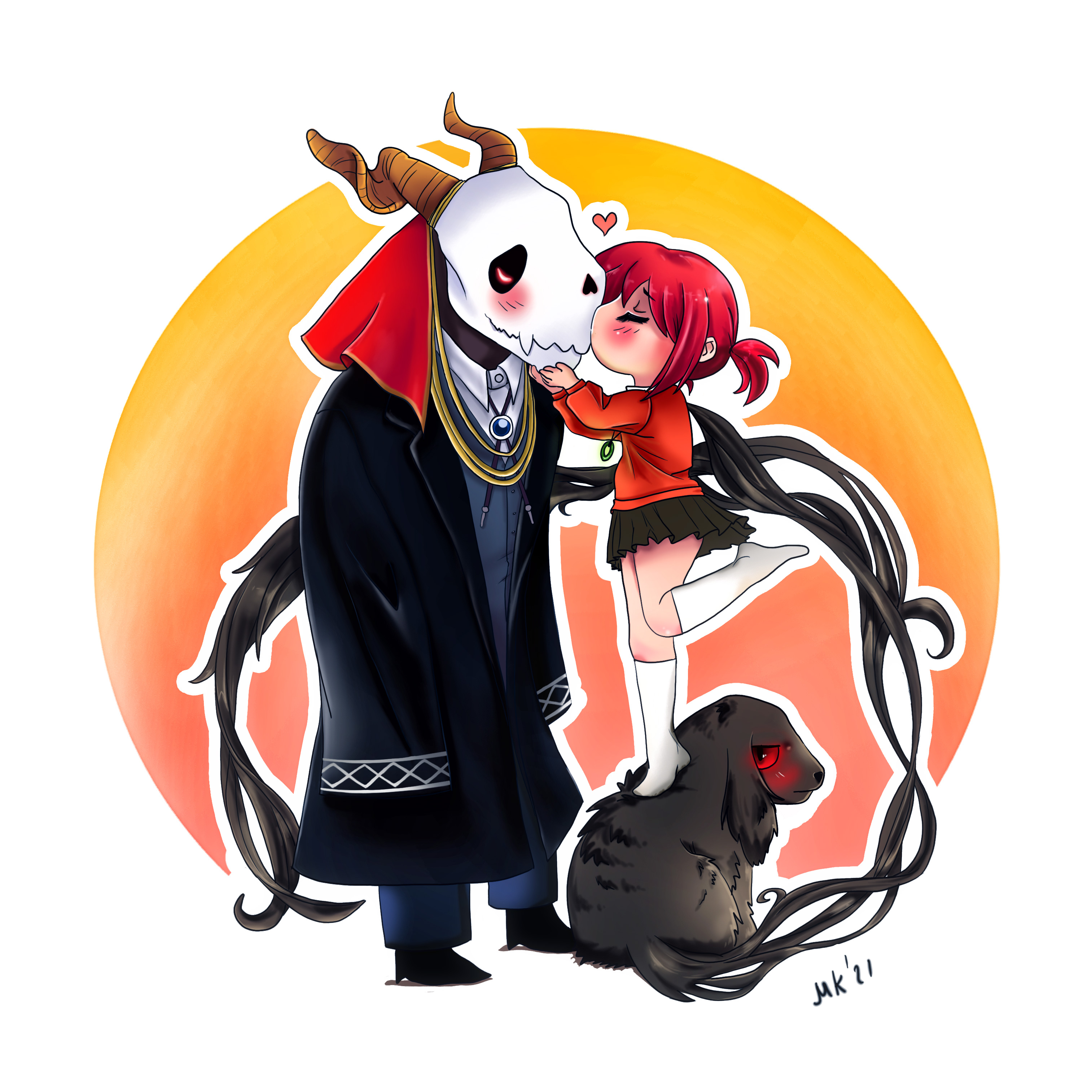 Mahou Tsukai no Yome fanart by JellsDraw.deviantart.com on