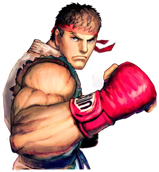 Illustration + digital enhancement Ryu Street Fighter IV, Street Fighter  IV, Capcom