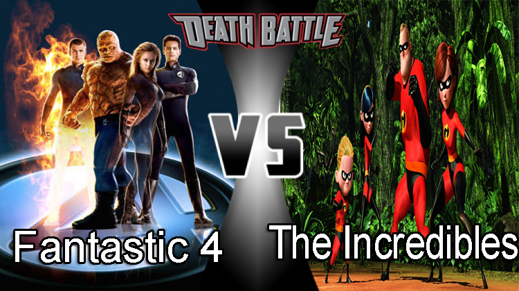 Johnny's DB~Fantastic 4 VS The Incredibles