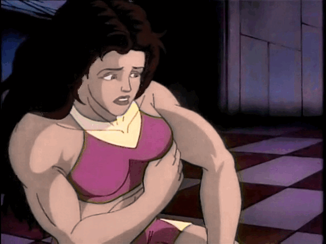 Muscle Jenn Muscle Jen realizes her new incredible powers by GammaGirl92 on DeviantArt