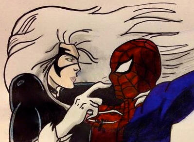 Black Cat and Spider